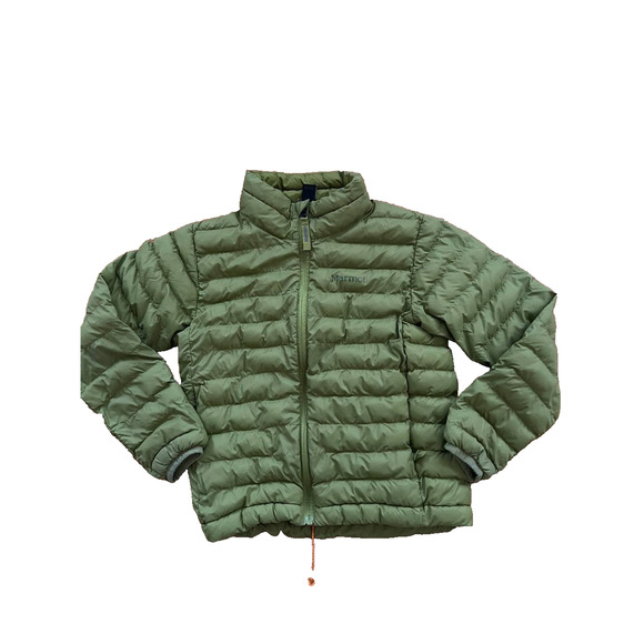 Marmot Nano Puffer Jacket down Kids Packaw Camping Sage Green S 6 years A001952 - Picture 6 of 9